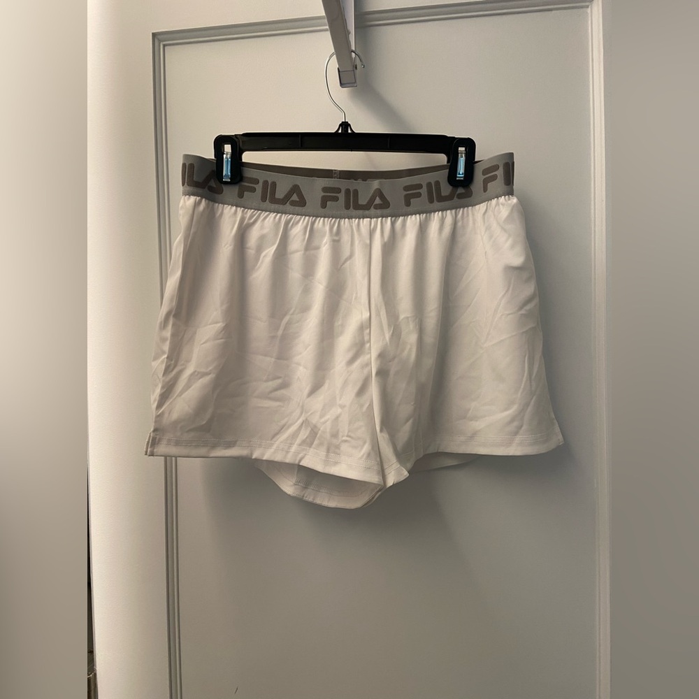 Fila White Athletic Tennis Shorts